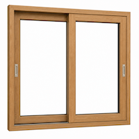 Houten schuiframen