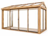 Houten veranda
