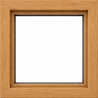 Vaste houten ramen